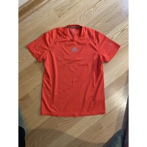 ADIDAS - Neon Orange - Clima Lite Crew Short-sleeve Tee - adidas Small M Medium